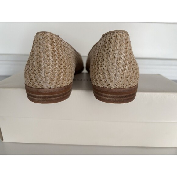 Treasure & Bond KYLEE Tan Woven Raffia Flat Shoes Women’s Size 8.5 M - Picture 4 of 7